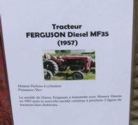 Tracteur, Ferguson Diesel MF35 (1957) (30eme fete des moissons de Saint-Jean-de-Touslas) (txt)